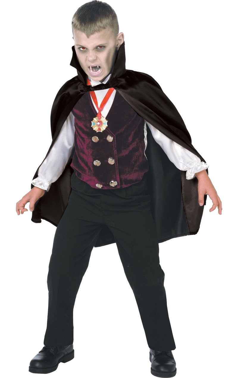 Child Gothic Vampire Fancy Dress Costume - Simply Fancy Dress