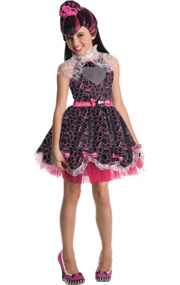 Child Monster High Draculaura Sweet 1600 Costume - Simply Fancy Dress