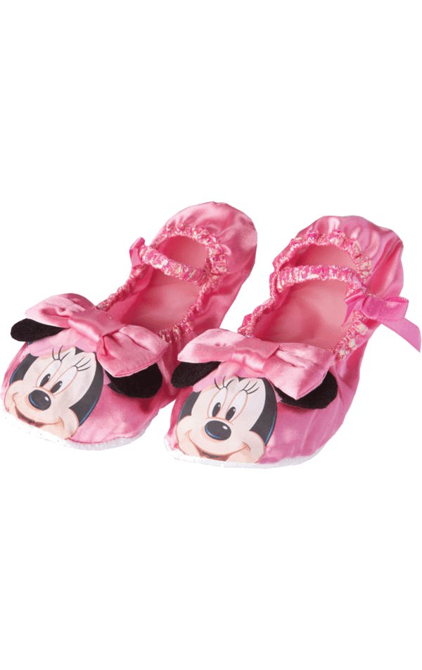 Child Pink Minnie Mouse Slippers - Simply Fancy Dress