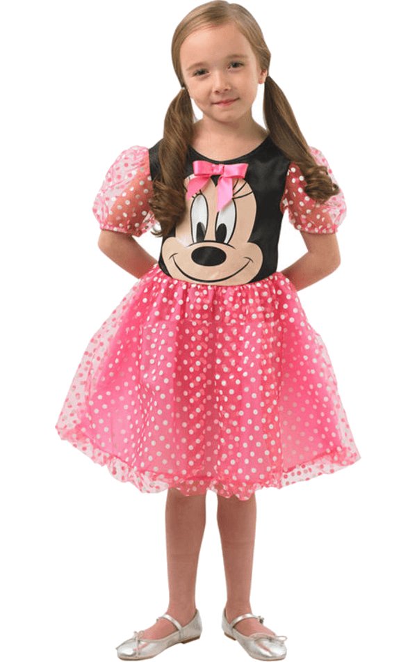 Child Pink Puffball Minnie Costume - Simply Fancy Dress
