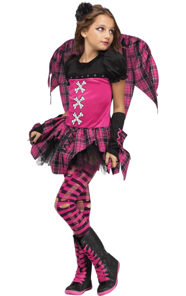 Child Pink Punk Fairy Costume - Simply Fancy Dress