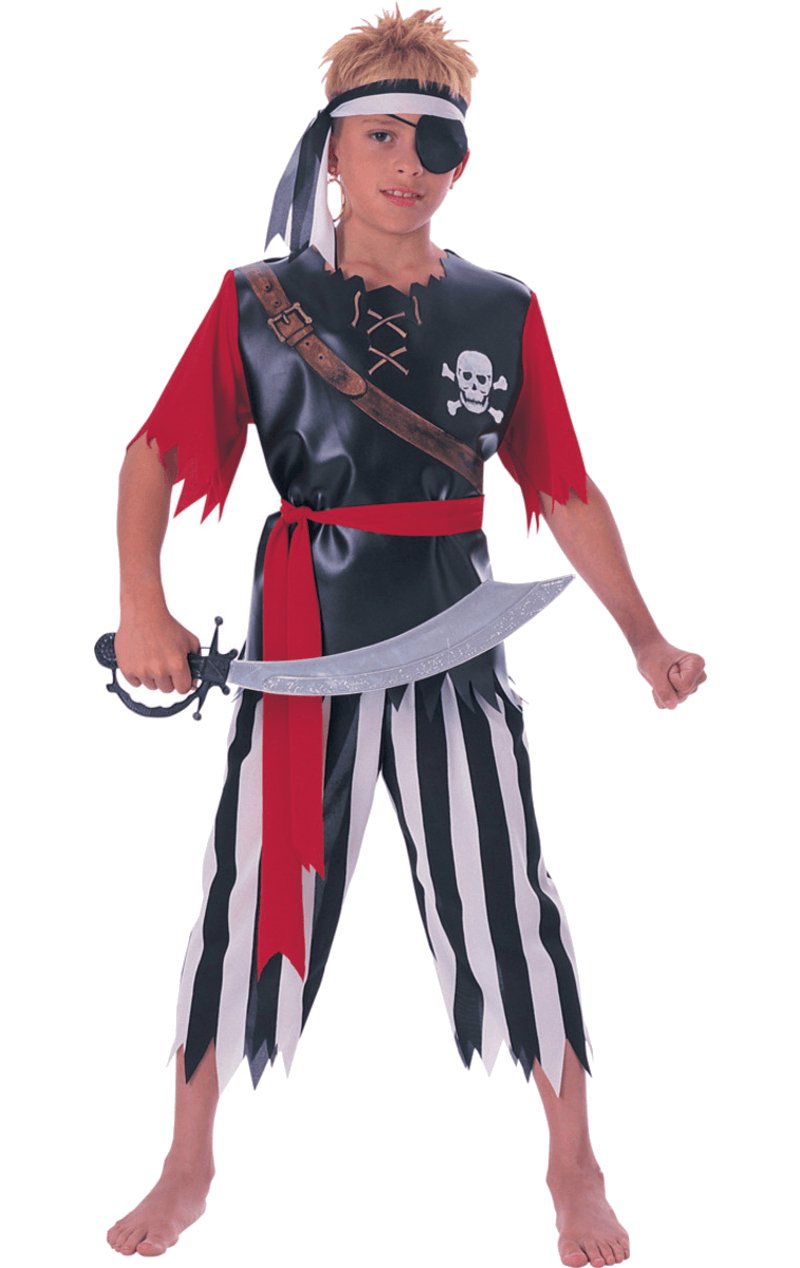 Child Pirate King Captain Book Fancy Dress Costume - Simply Fancy Dress