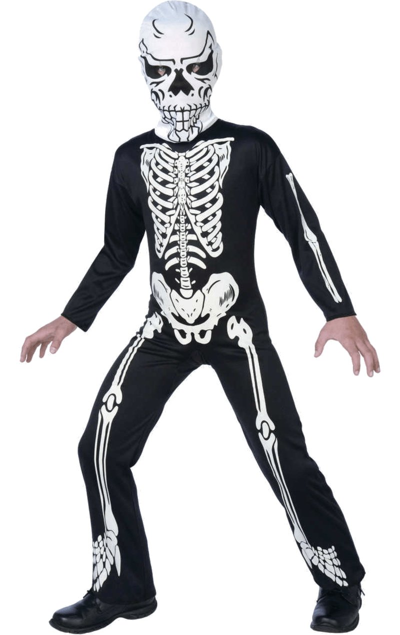 Child Skeleton Jumpsuit Fancy Dress Costume - Simply Fancy Dress