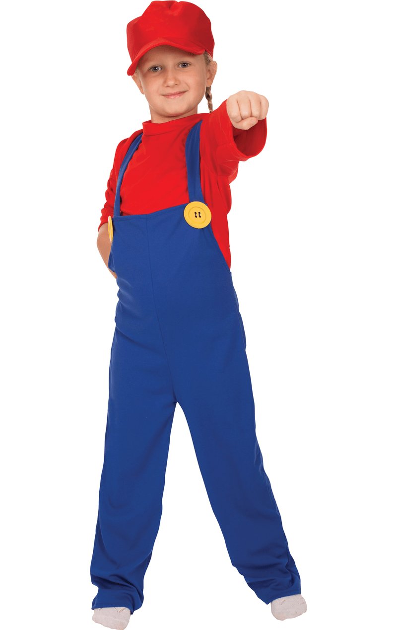 Child Super Plumber Costume - Simply Fancy Dress