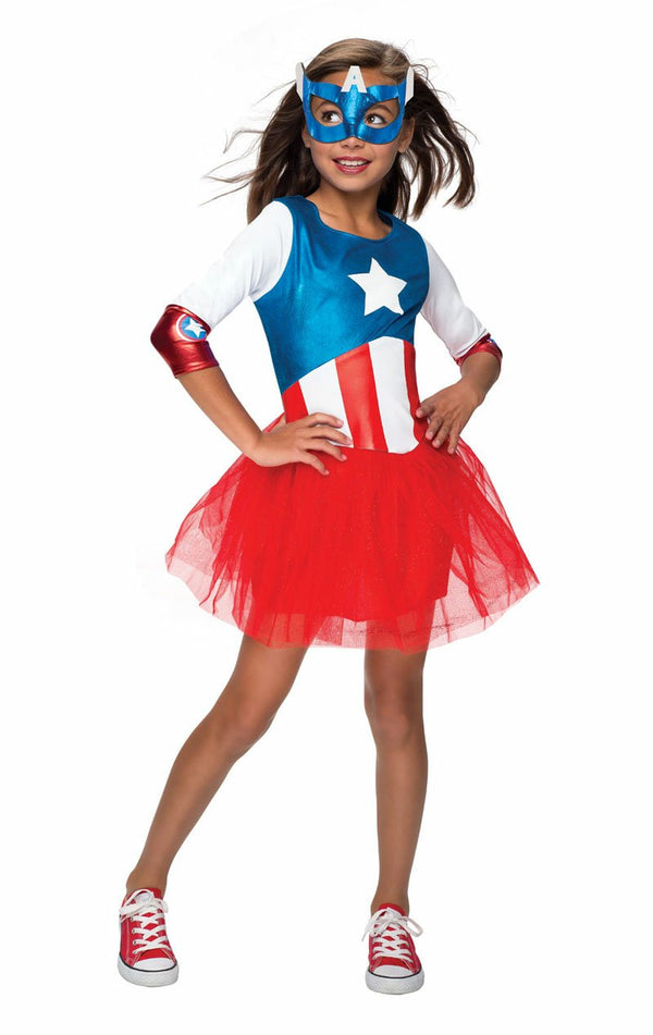 Childfens Avengers Metallic American Dream Costume - Simply Fancy Dress