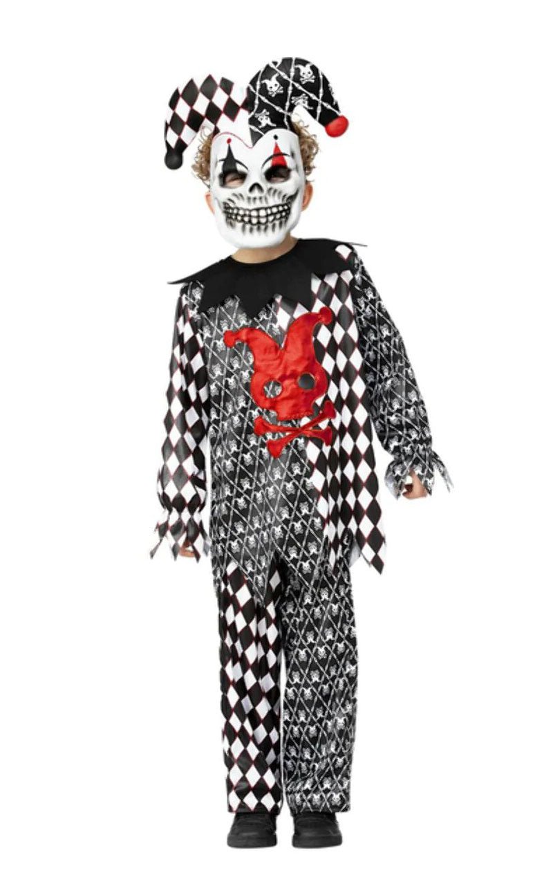 Childrens Evil Jester Costume - Simply Fancy Dress