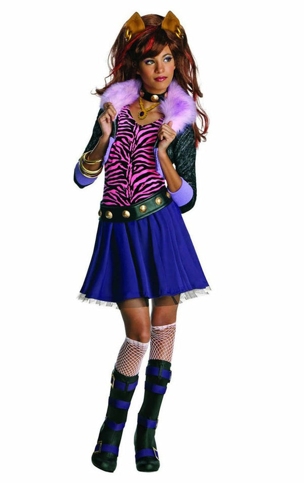 Childrens Monster High Clawdeen Costume - Simply Fancy Dress