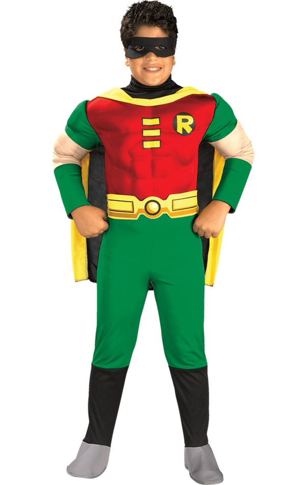 Childrens Muscle Chest Robin Costume - Simply Fancy Dress