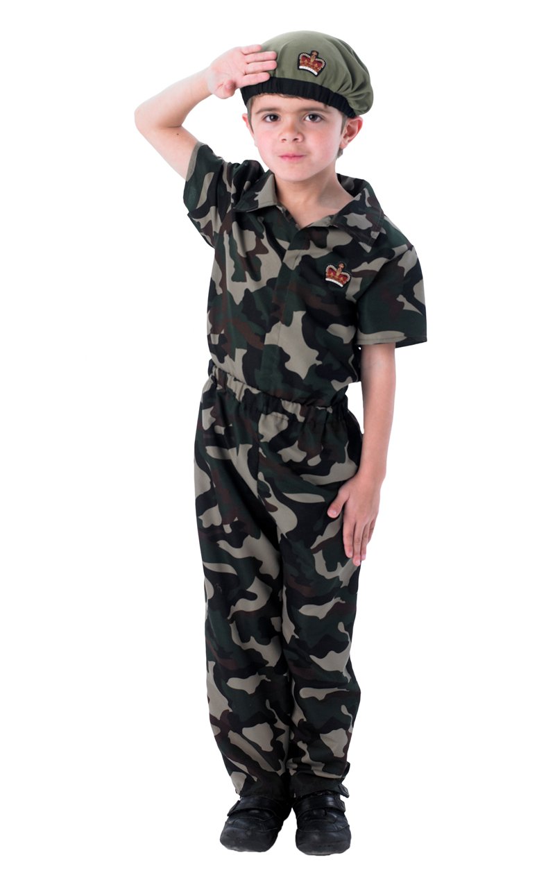 Childrens Soldier Costume - Simply Fancy Dress