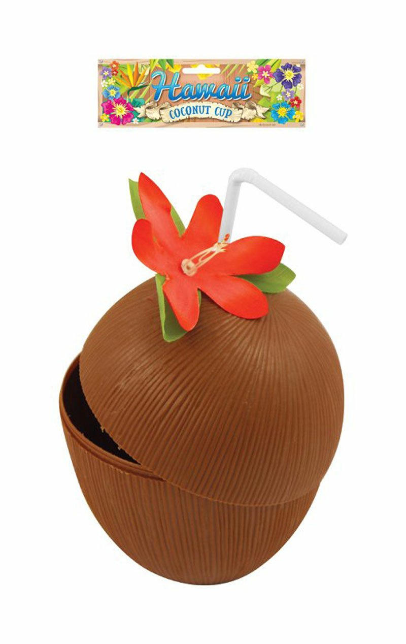 Coconut Cup Flower and Straw - Simply Fancy Dress