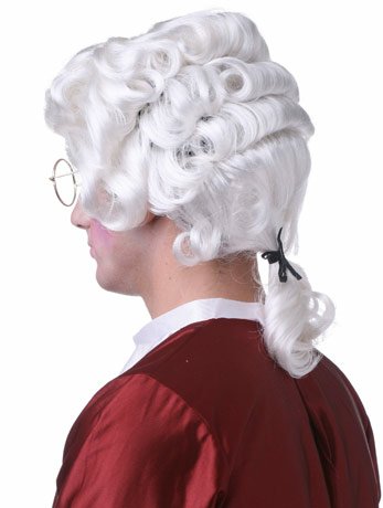 Colonial Man White Wig - Simply Fancy Dress