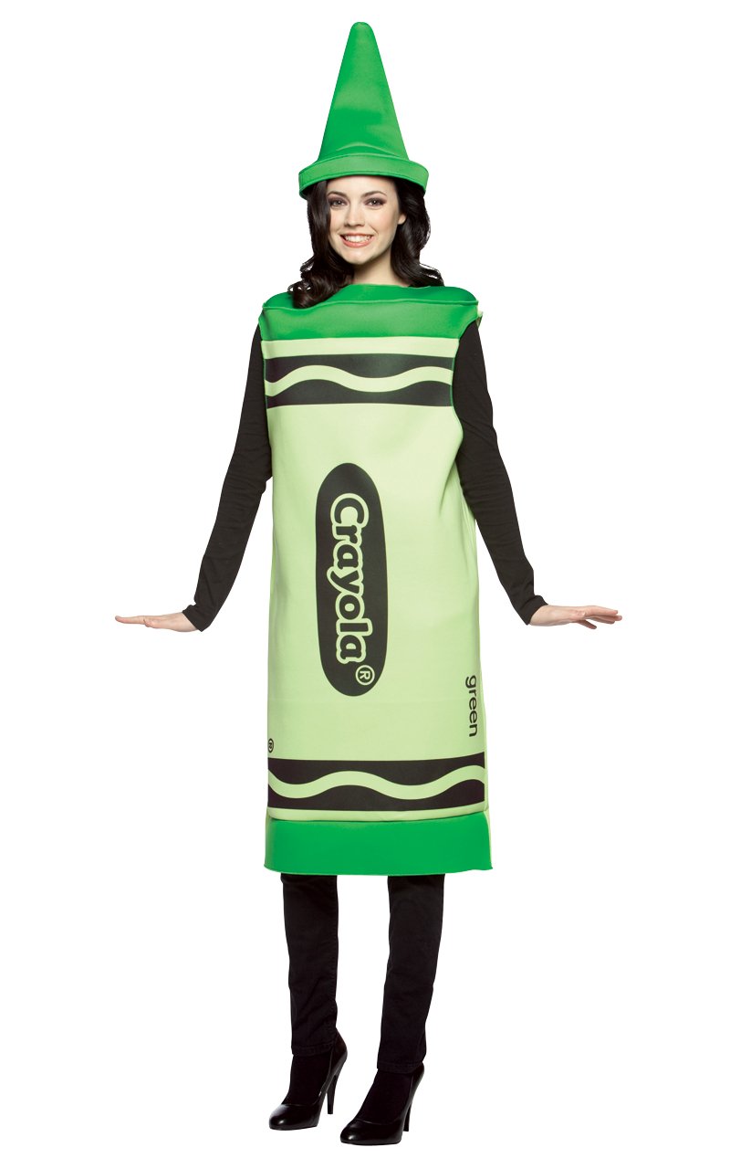 Crayola Crayons-Green - Simply Fancy Dress