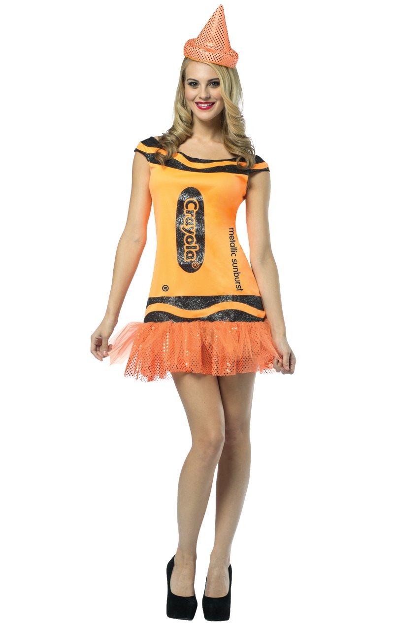 Crayola Sunburst Glitter Dress - Simply Fancy Dress