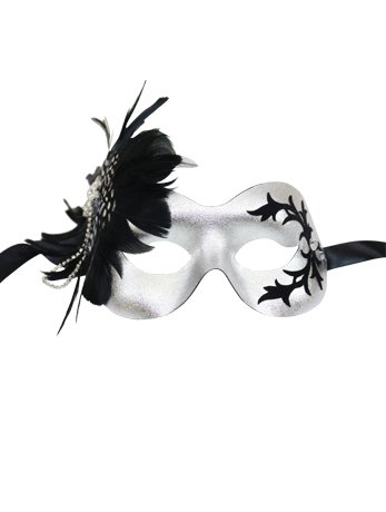 Danica Silver Mask - Simply Fancy Dress