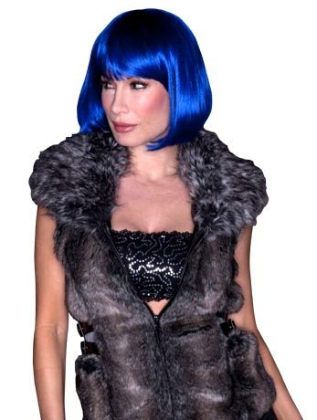 Dark Blue Cindy Wig - Simply Fancy Dress
