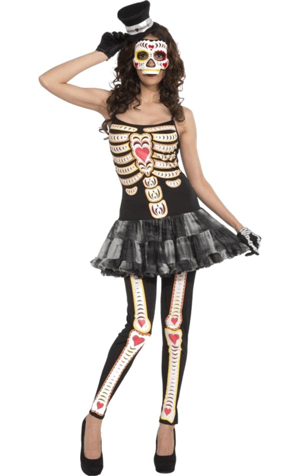 Day of the Dead Female Costume - Simply Fancy Dress