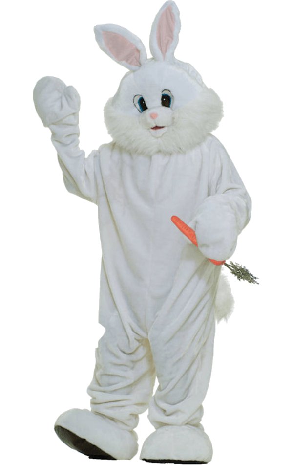 Deluxe Plush Bunny Rabbit Mascot Costume - Simply Fancy Dress