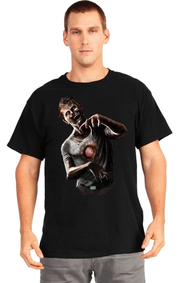 Digital Dudz Beating Heart Zombie T-Shirt - Simply Fancy Dress