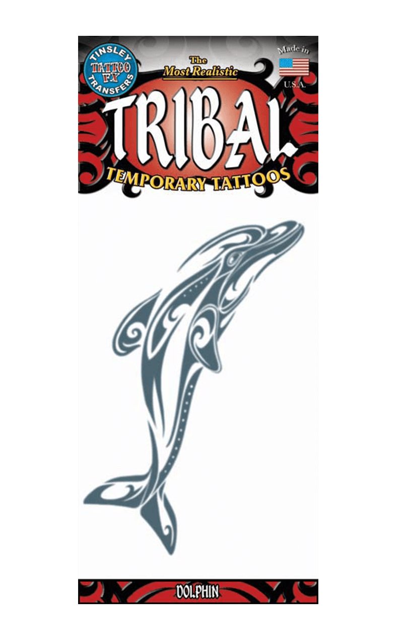 Dolphin Tribal Tattoo - Simply Fancy Dress