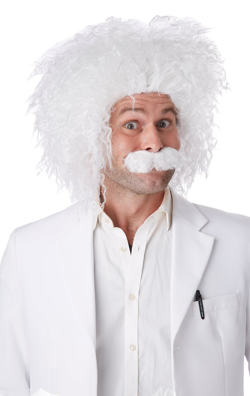 Einstein Wig and Moustache - Simply Fancy Dress