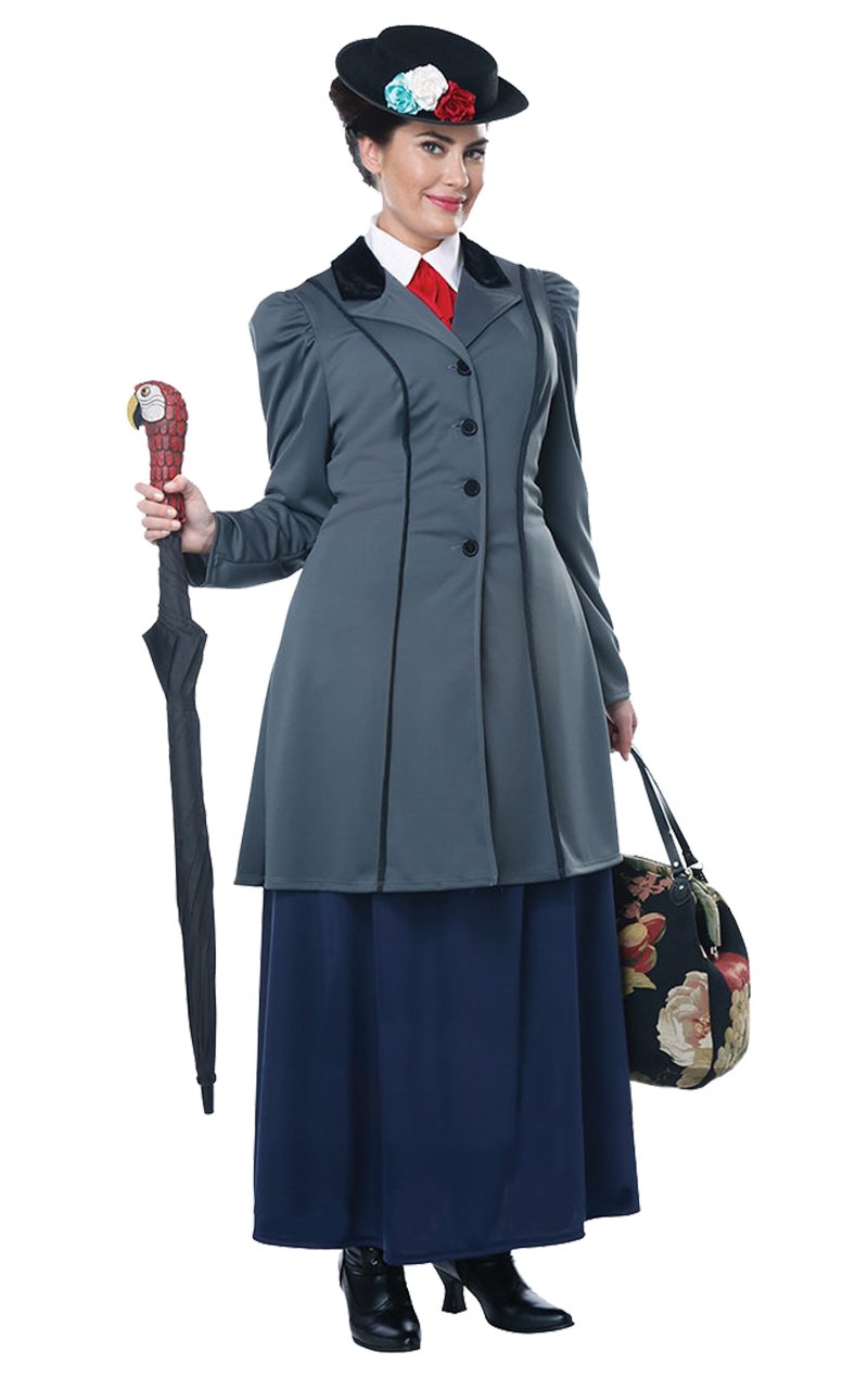 English Nanny Plus Costume - Simply Fancy Dress