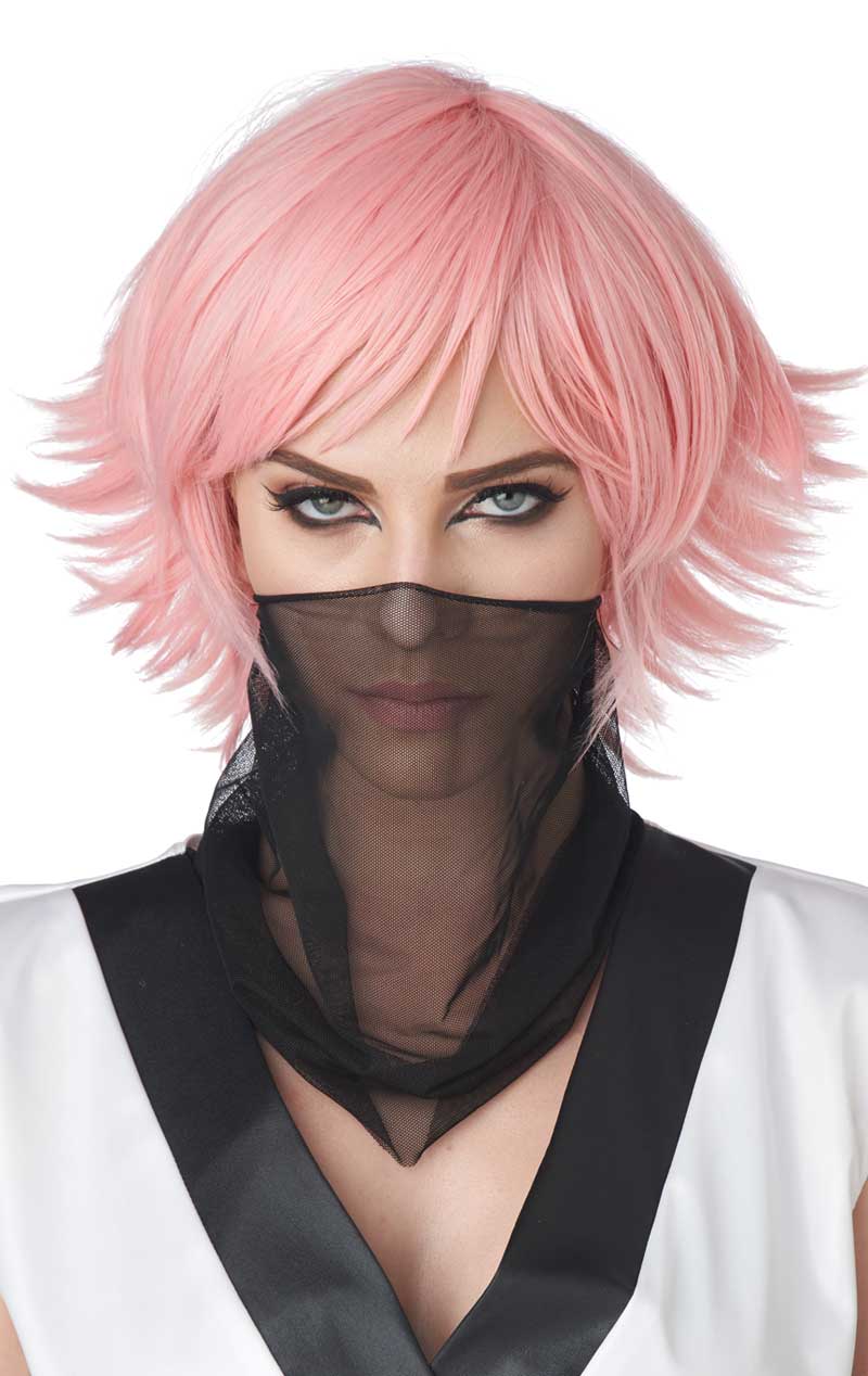 Feathered Cosplay Wig Pink - Simply Fancy Dress