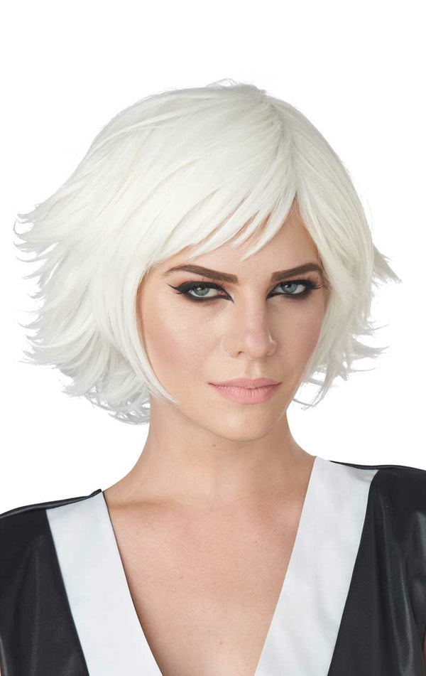 Feathered Cosplay Wig White - Simply Fancy Dress