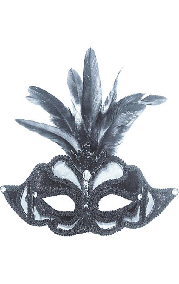 Feathered Mask - Simply Fancy Dress