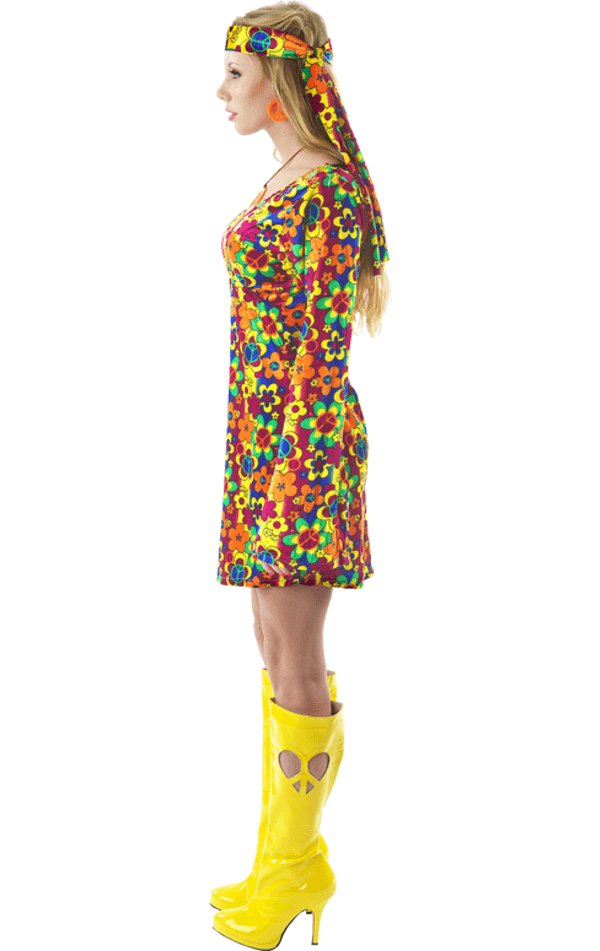 Female Hippy Costume - Simply Fancy Dress