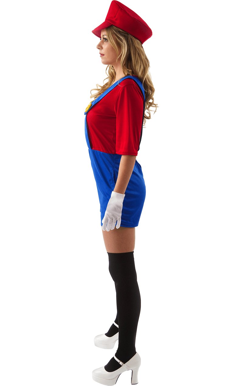 Female Super Plumber Costume - Simply Fancy Dress