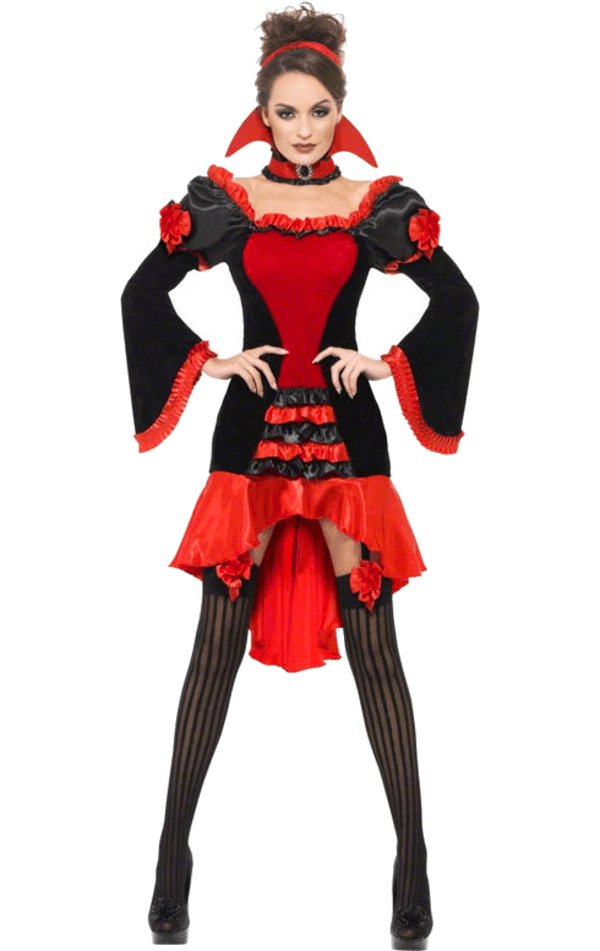 Fever Boudoir Vampiress Costume - Simply Fancy Dress