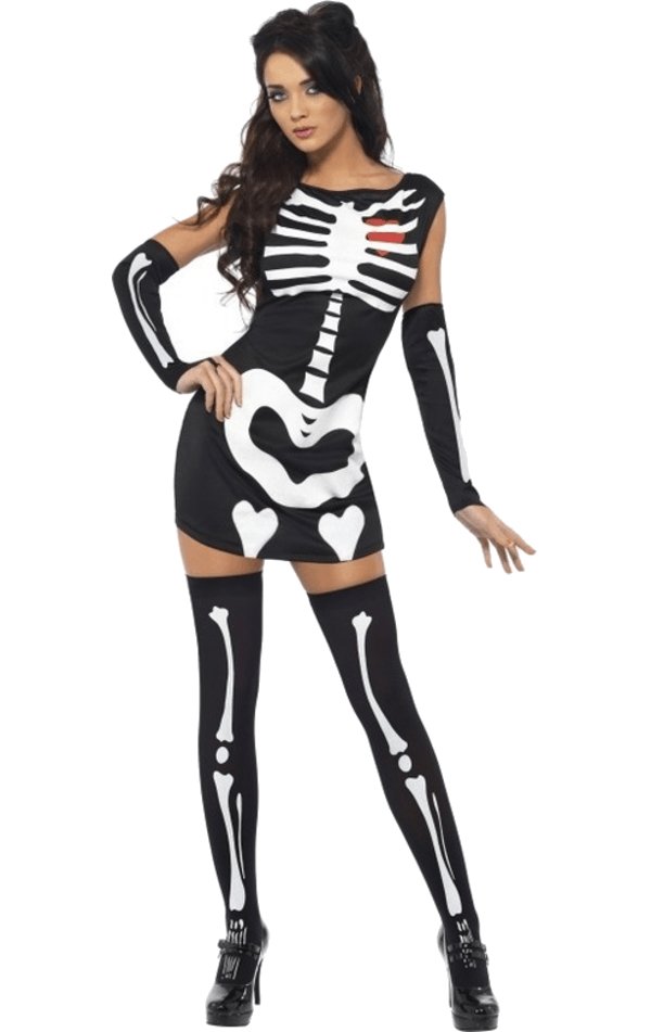 Fever Sexy Skeleton Costume - Simply Fancy Dress