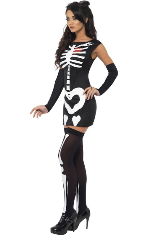 Fever Sexy Skeleton Costume - Simply Fancy Dress