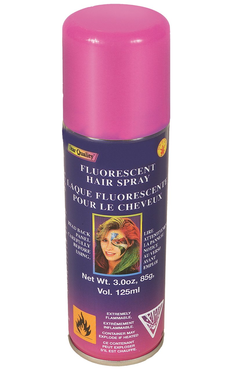 Fluorescent Pink Hair Spray - Simply Fancy Dress