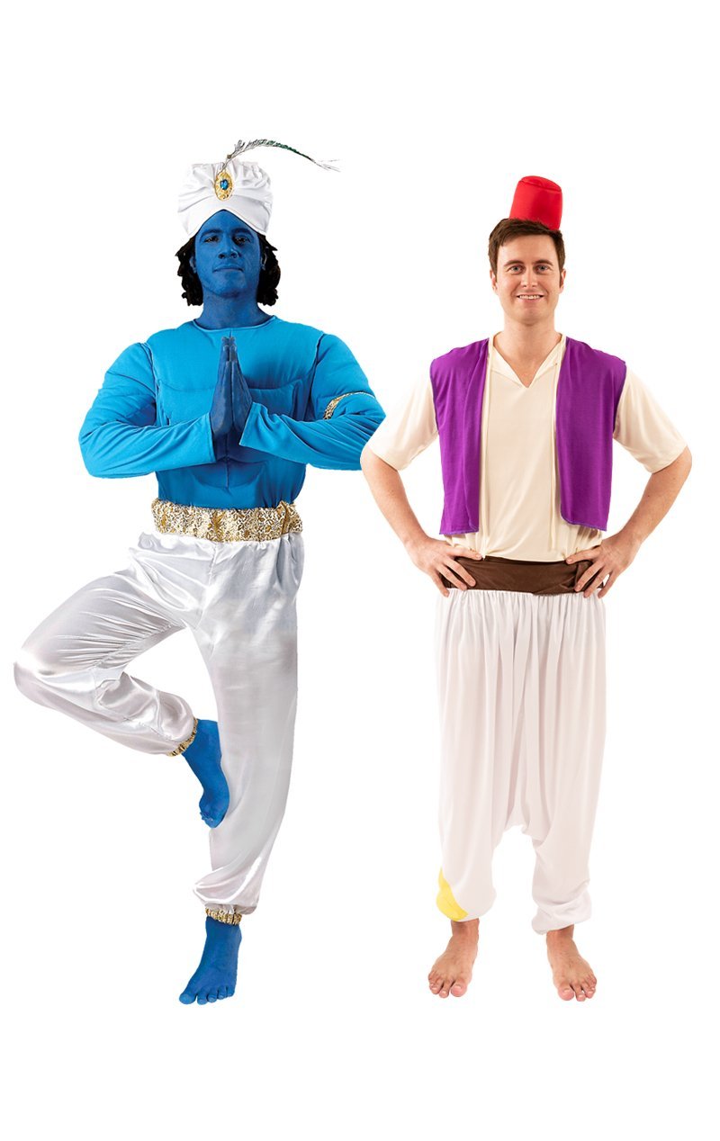 Genie & Aladdin Couples Costume - Simply Fancy Dress