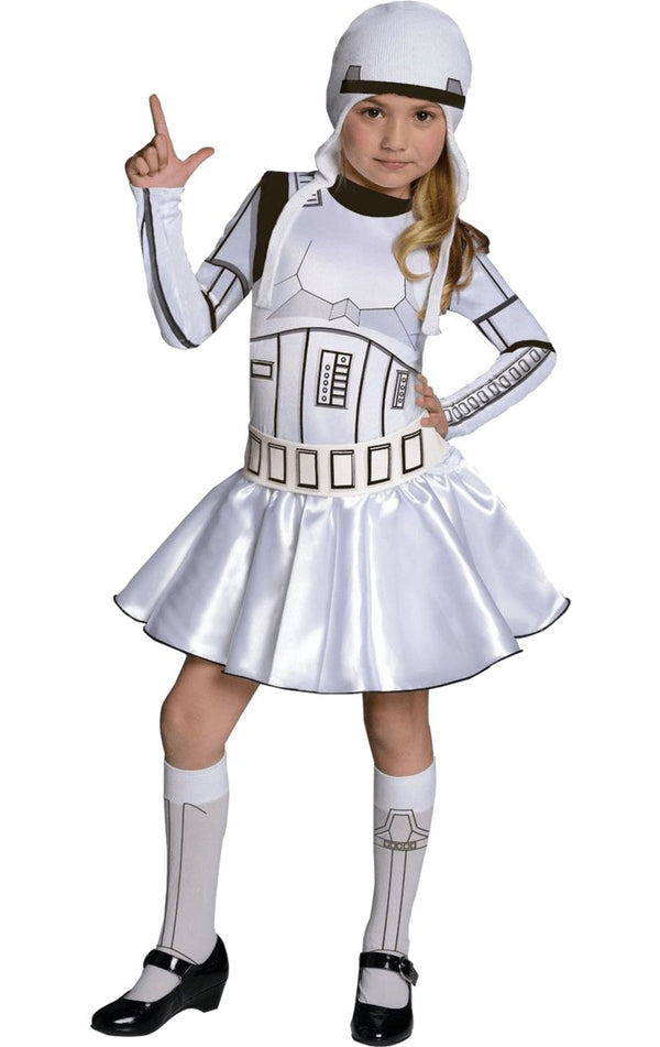 Girls Star Wars Stormtrooper Costume - Simply Fancy Dress