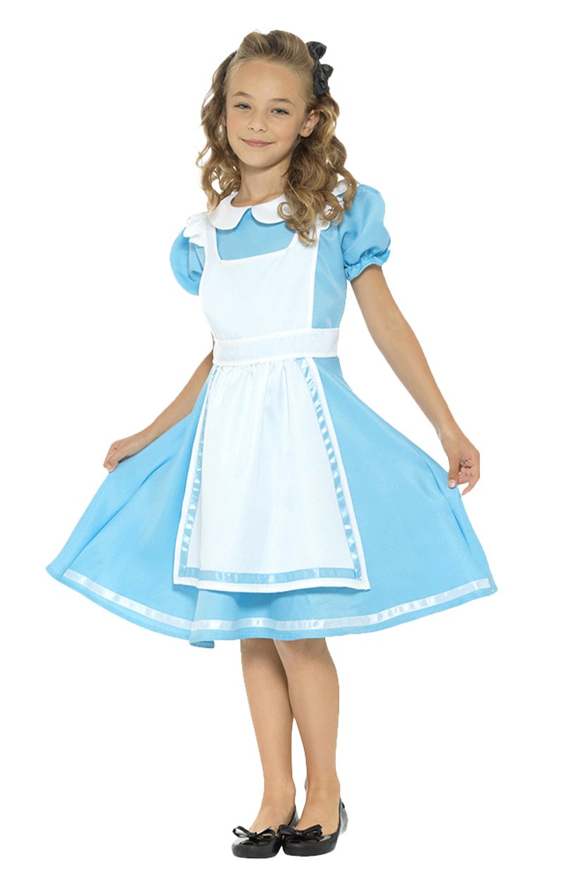 Girls Sweet Alice in Wonderland Costume - Simply Fancy Dress