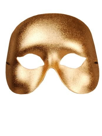 Gold Cocktail Mask - Simply Fancy Dress