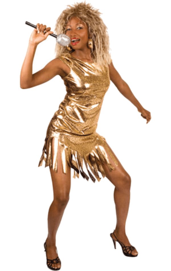 Gold Rock Queen Costume - Simply Fancy Dress