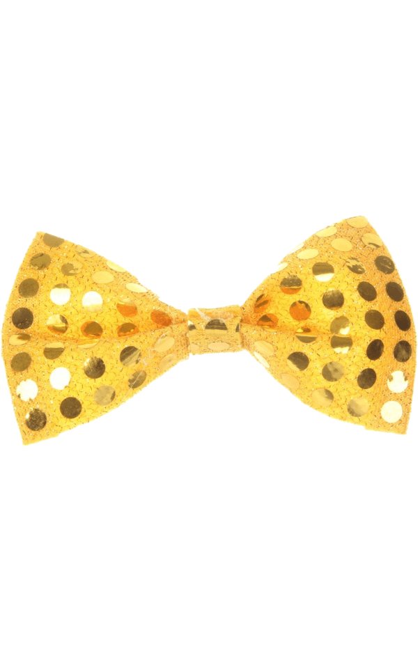 Gold Sequin Bow Tie - Simply Fancy Dress