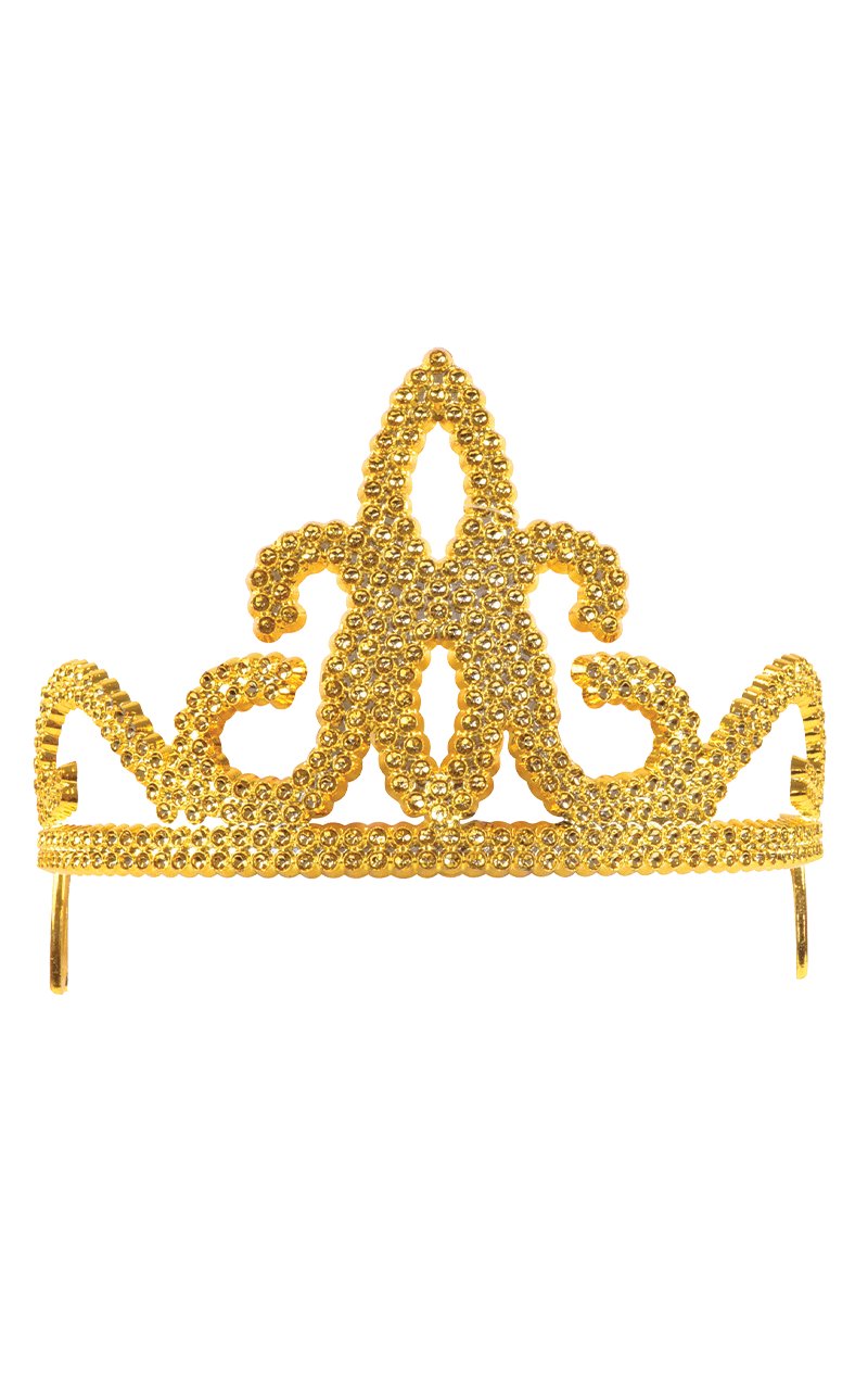 Gold Tiara (Plastic) - Simply Fancy Dress