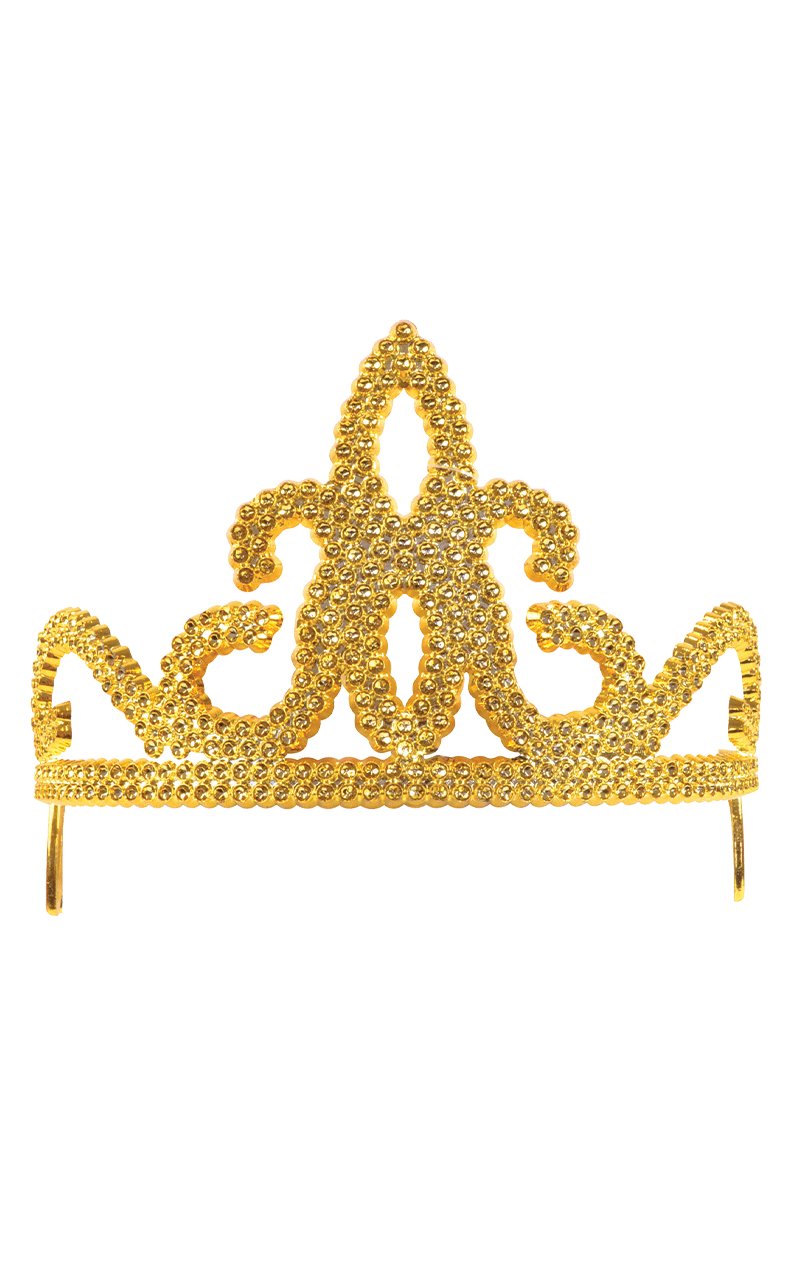 Gold Tiara (Plastic) - Simply Fancy Dress
