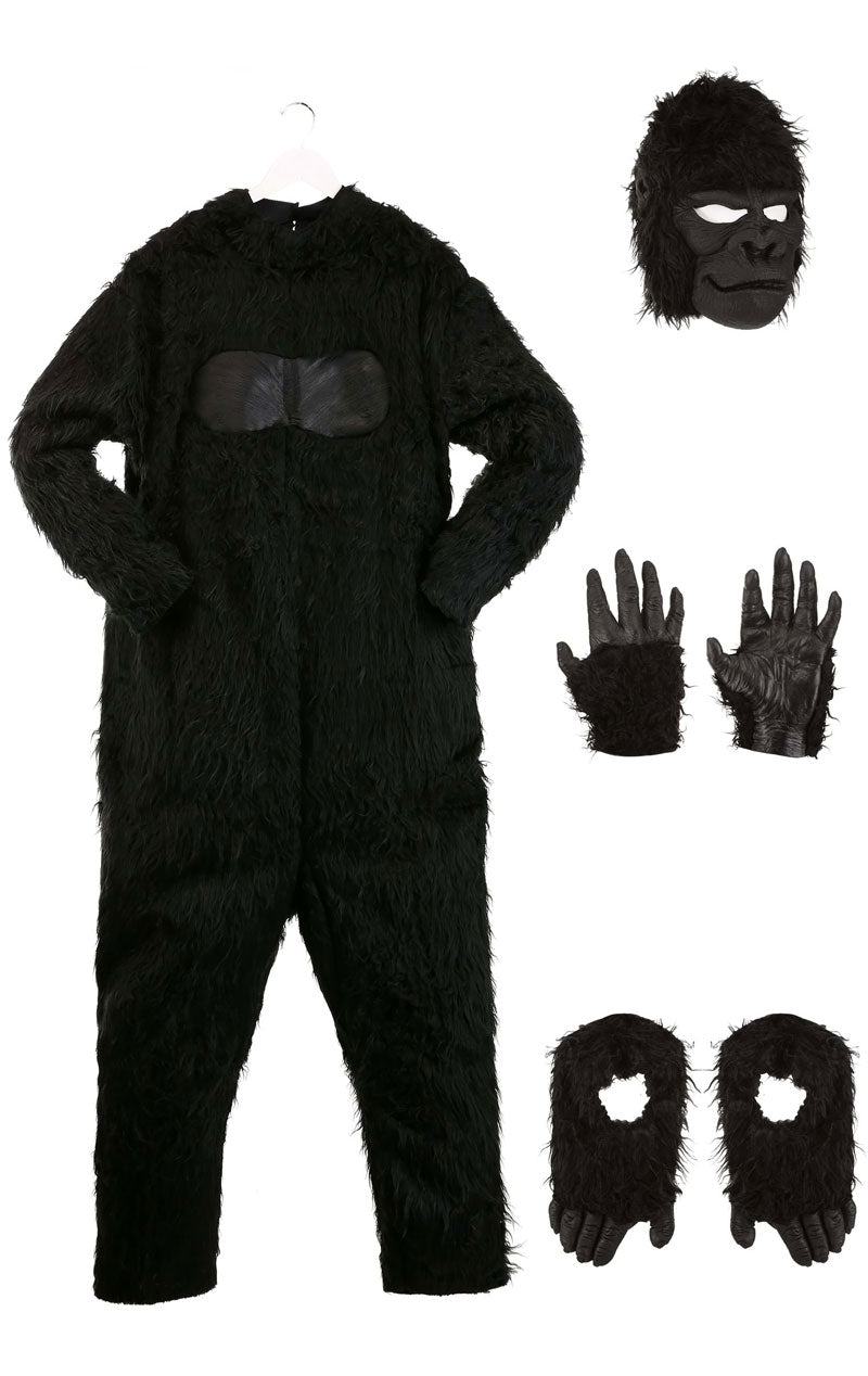 Gorilla Costume (Deluxe) - Simply Fancy Dress