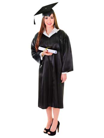 Graduation Robe & Mortar Board - Simply Fancy Dress