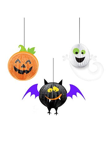 Hanging Decorations - Spider Ghost Bat - Simply Fancy Dress