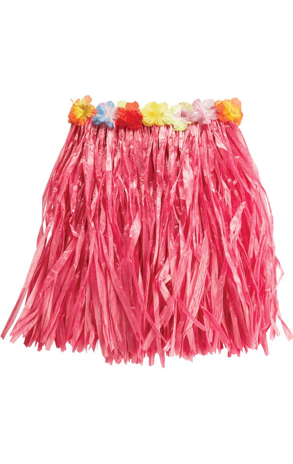 Hawaiian Skirt (Pink) - Simply Fancy Dress