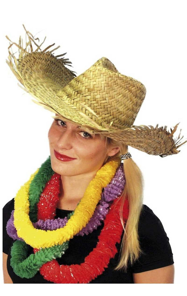 Hawaiian Straw Hat - Simply Fancy Dress