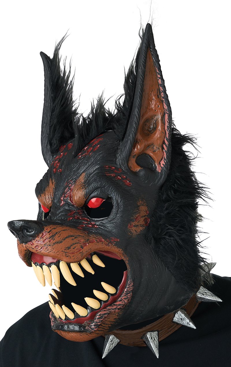 Hell Hound Ani-Motion Mask - Simply Fancy Dress