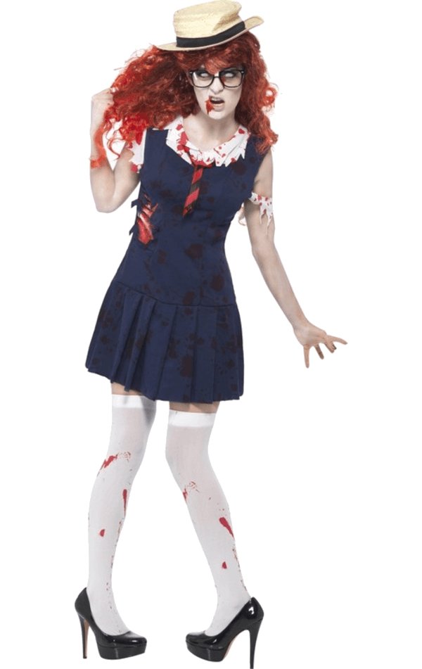 High School Horror Zombie College Student Costume - Simply Fancy Dress