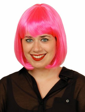 Hot Pink Cindy Wig - Simply Fancy Dress